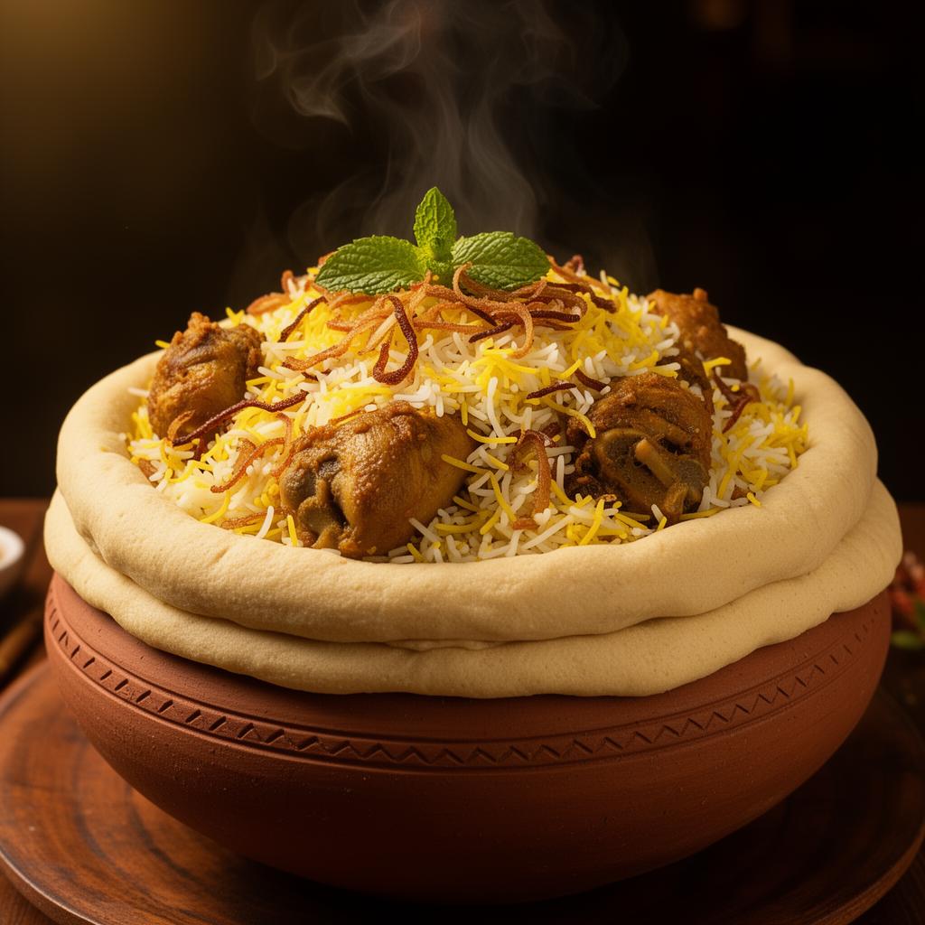 Chicken Hyderabadi Dum Biryani